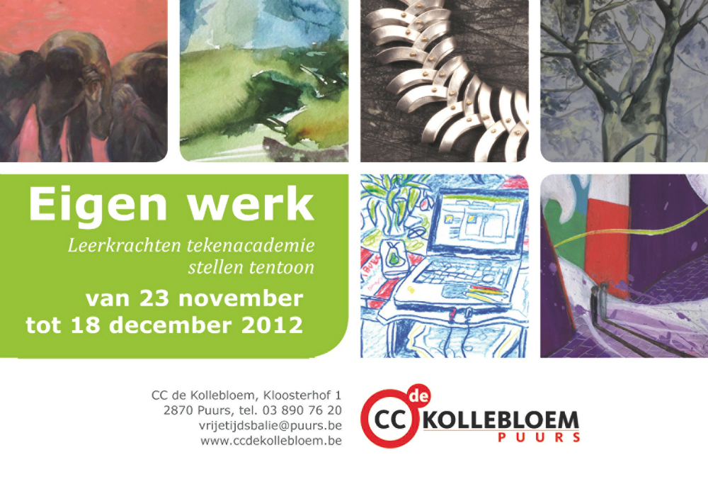 EIGEN WERK - leerkrachten tekenacademie stellen tentoon